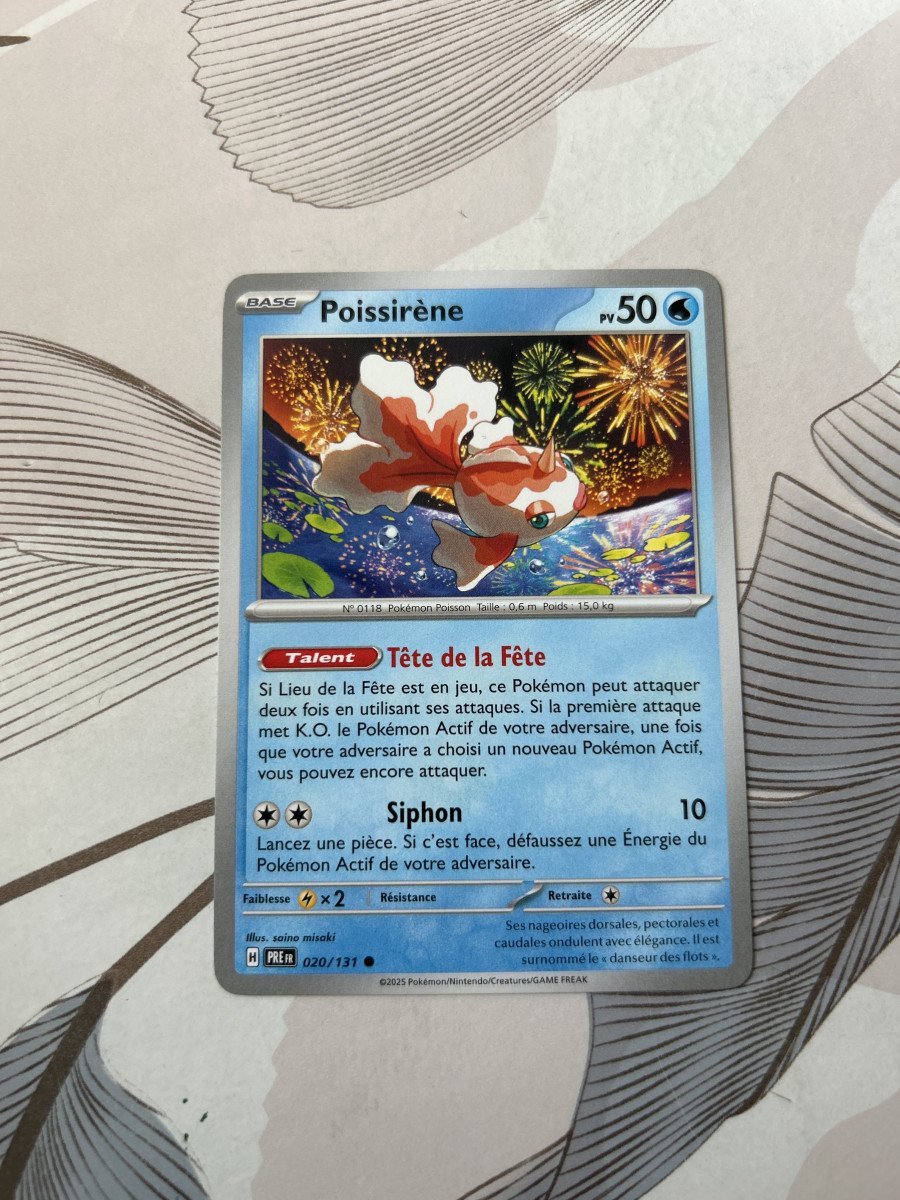 Poissirène 20/131 évolution prismatique