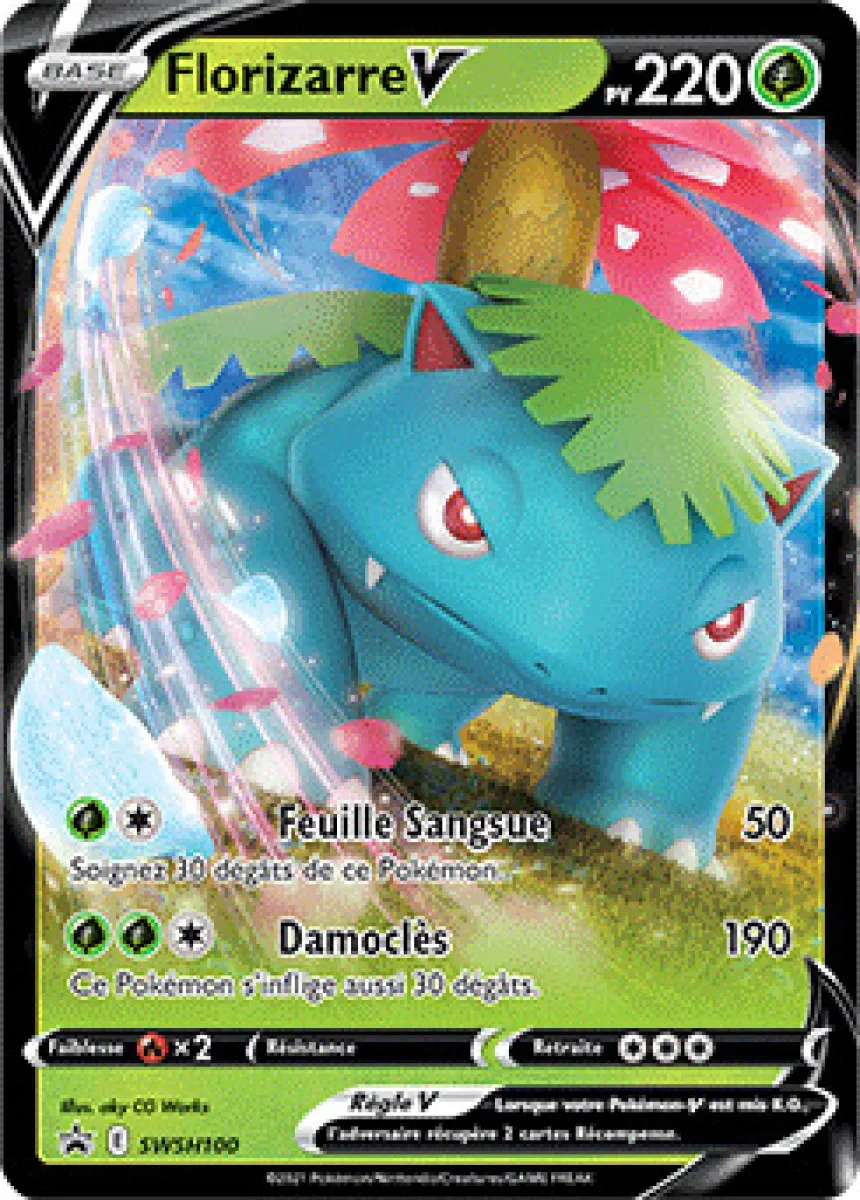 Carte Pokémon : Dracaufeu VMAX , RapidSrtike Urshifu VMAX , Miasmax VMAX , Zacian V et Florizarre V