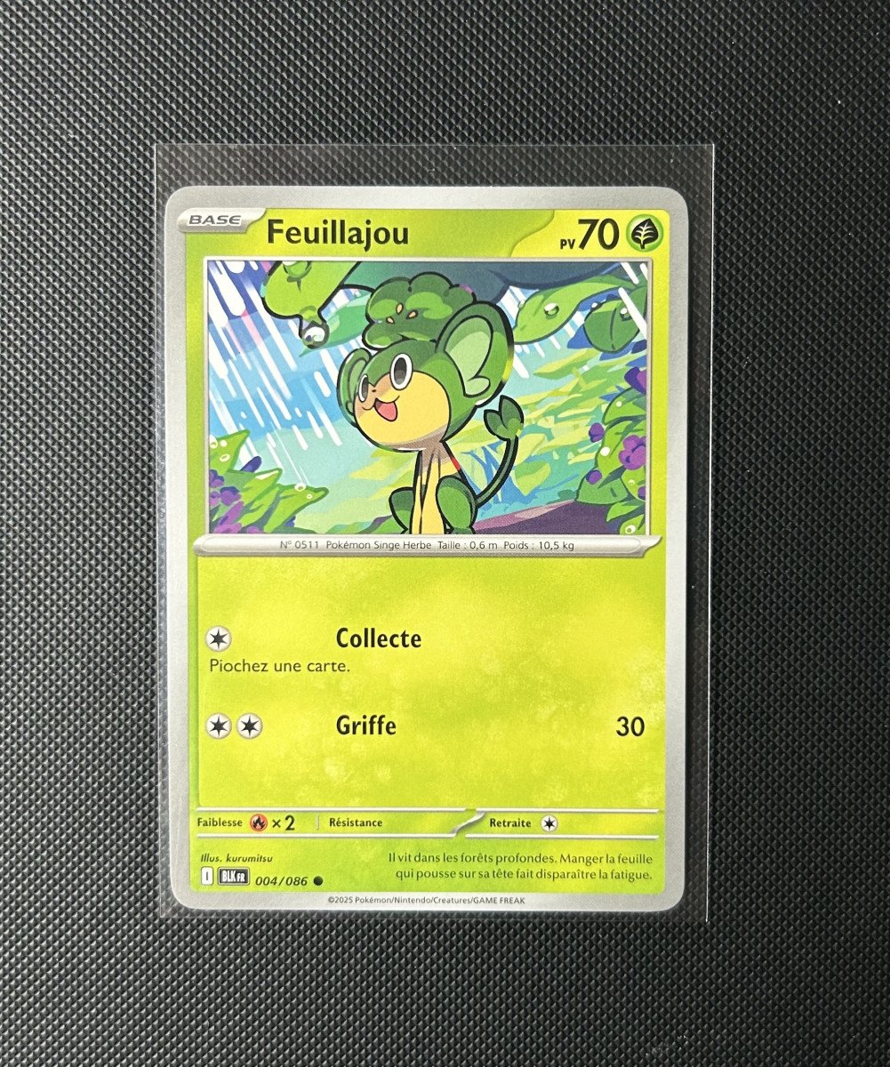 Carte Pokémon - Feuillajou 4/86 - Foudre Noire