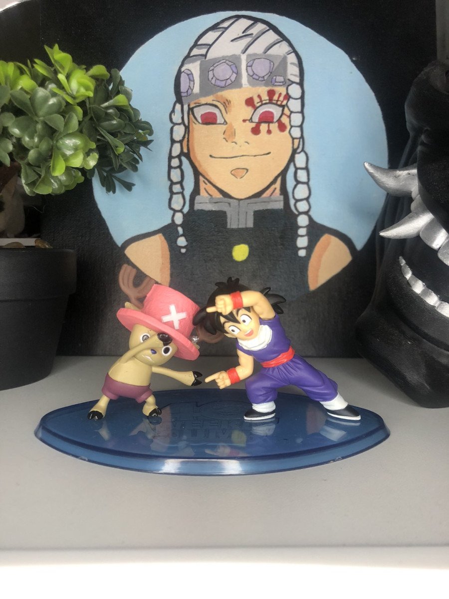 Figurine Gohan x Chopper Dragon Ball Z × One Piece Dream Fusion 2008 Banpresto – Ultra rare Collab