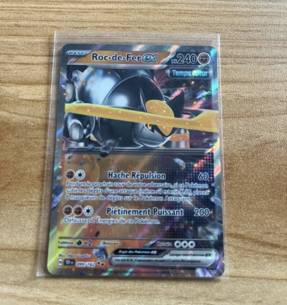 Carte Pokémon roc-de-fer ex  099/162