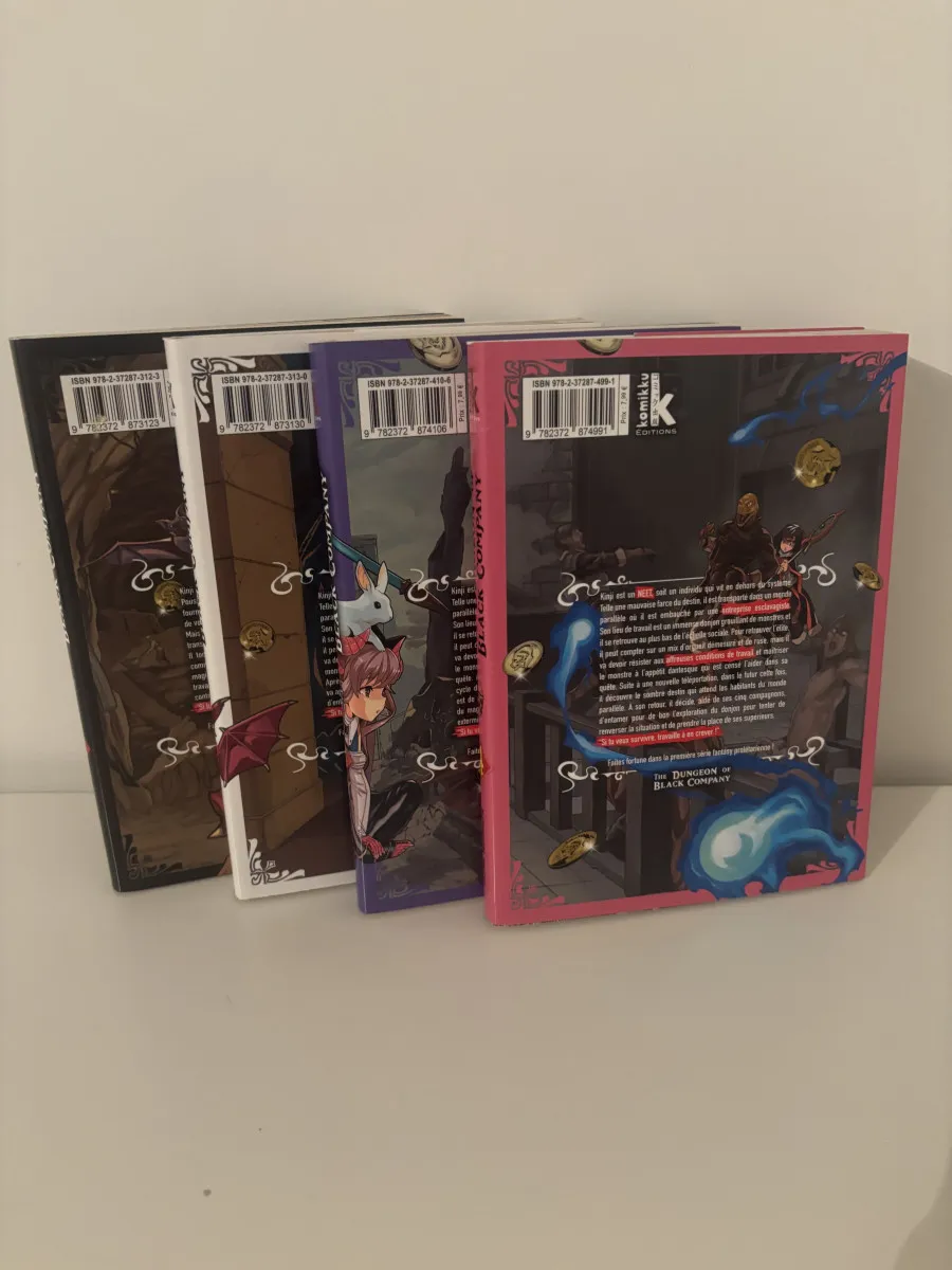 The Dungeon of Black Company - Tomes 1 à 4 - Édition Komikku - Très bon état