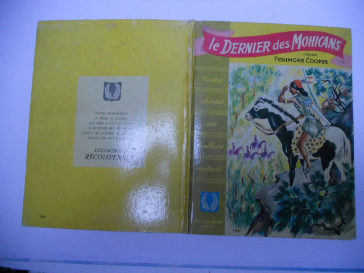 Le Dernier Des Mohicans James Fenimore Cooper Bias - 1956