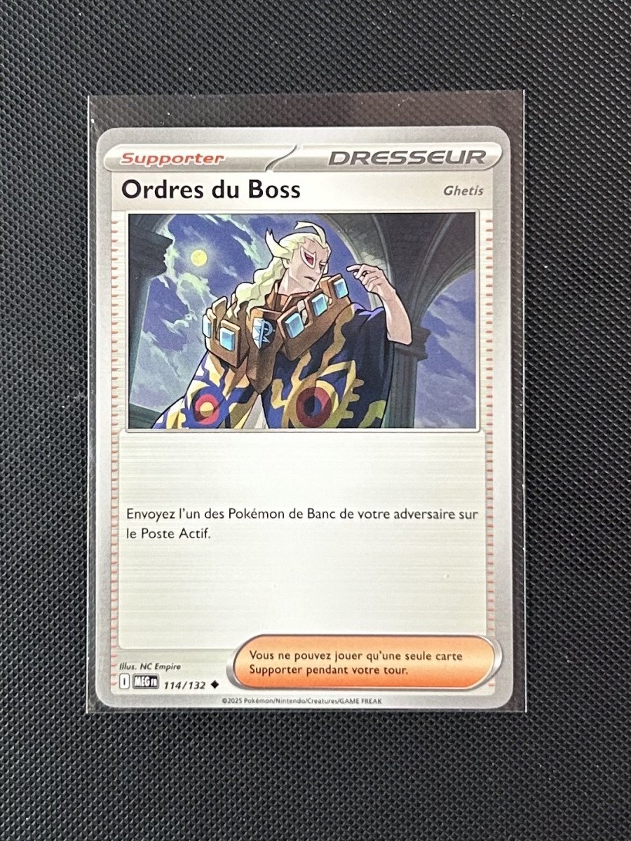 Carte Pokémon - Ordre du Boss 114/132 - Méga Évolution