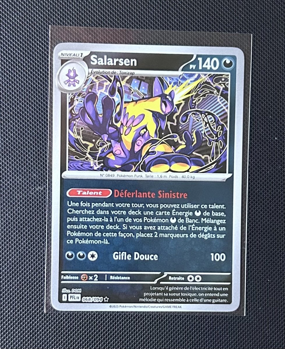 Carte Pokémon - Salarsen 68/94 - Reverse - Flammes Fantasmagoriques