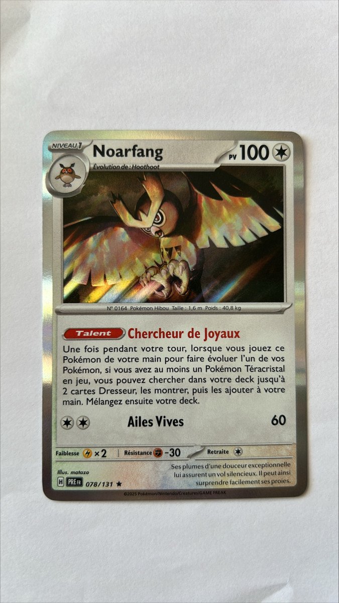 Noarfang 78/131 evolutions prismatiques