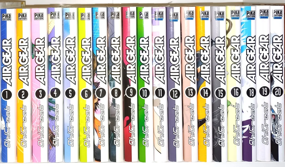 💥 Air Gear : 1à20 (manque le 17, sur 37)