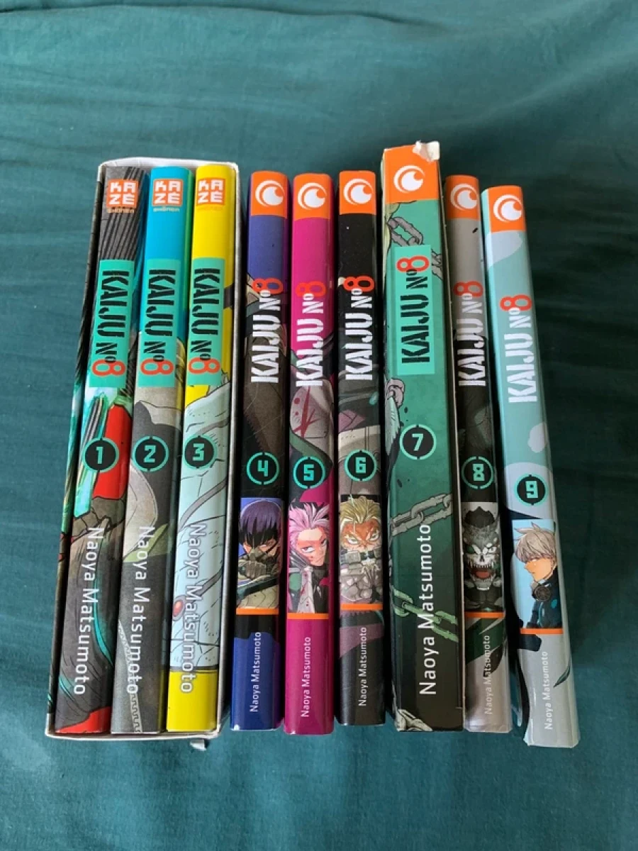 Manga kaiju n.8 9 tomes dont 1 collector