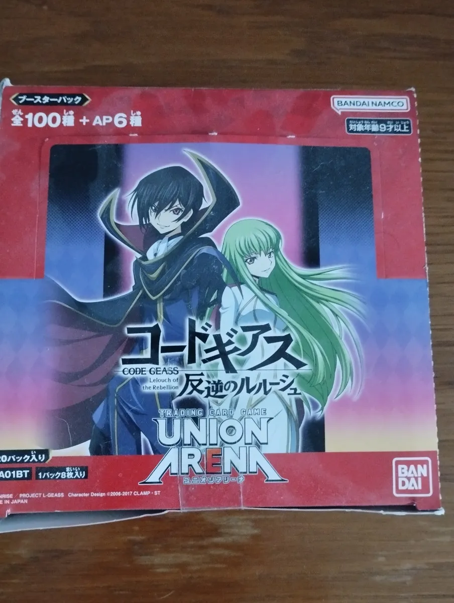 Booster box union Arena code geass