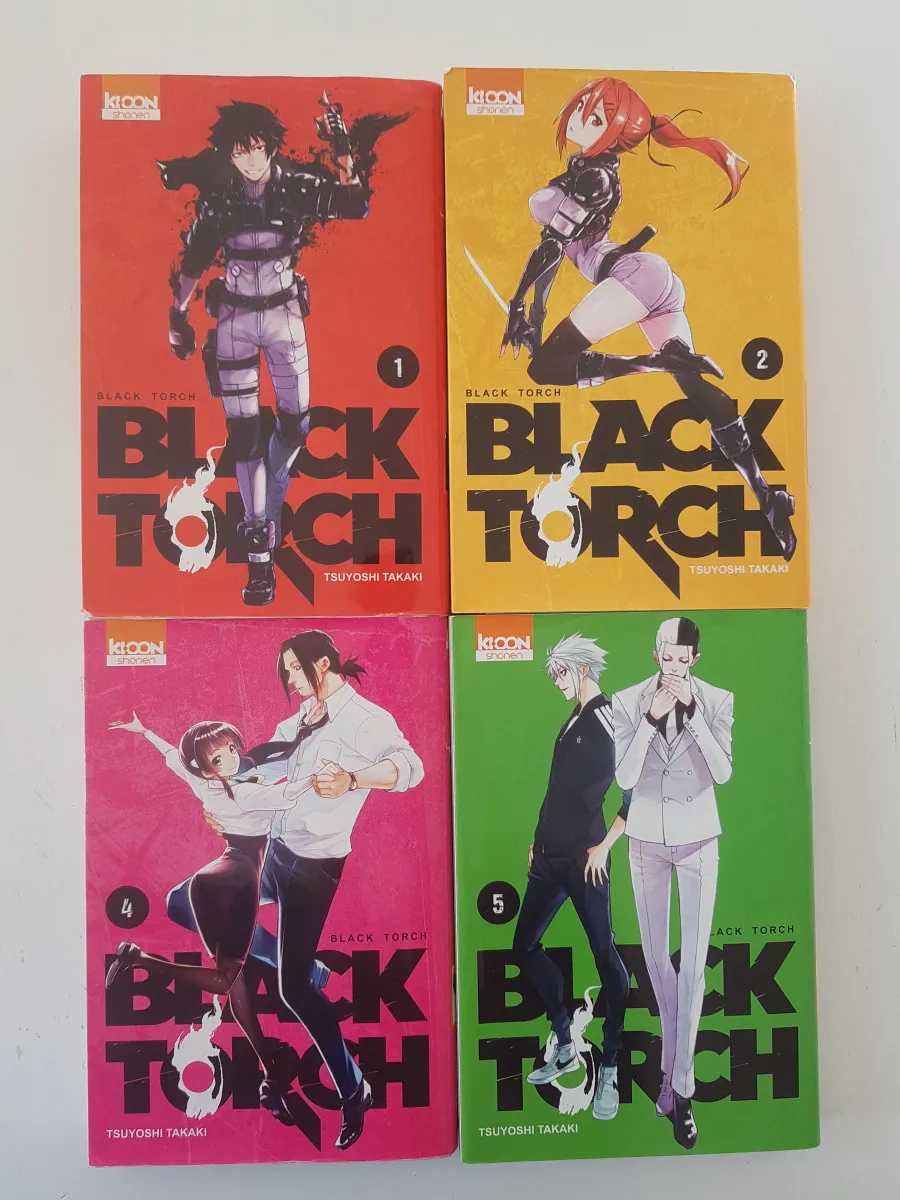 Black Torch : Tome 1 À 5 (sauf tome 3) (Manga De Tsuyoshi Takaki)