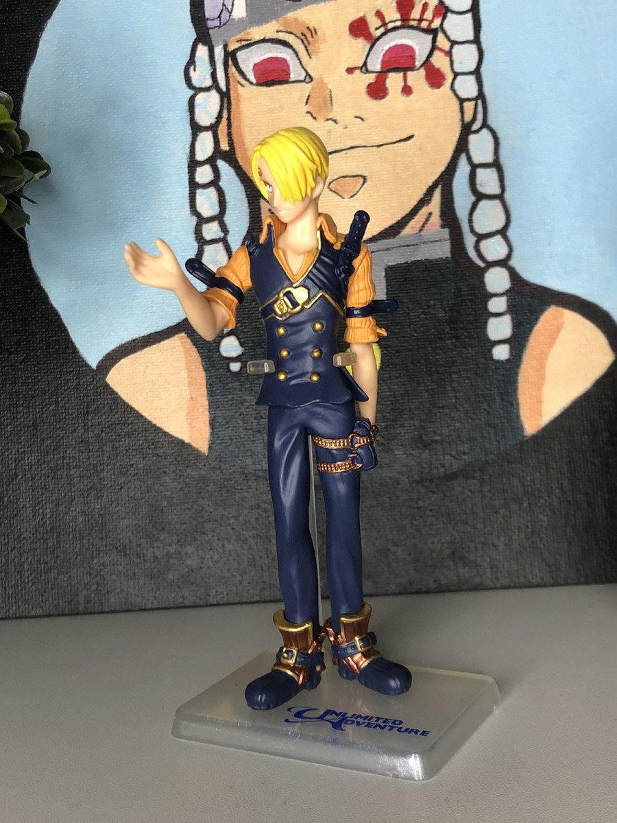 Figurine Sanji One Piece Unlimited Adventure Banpresto 2008 – Version Révolutionnaire ultra rare TBE