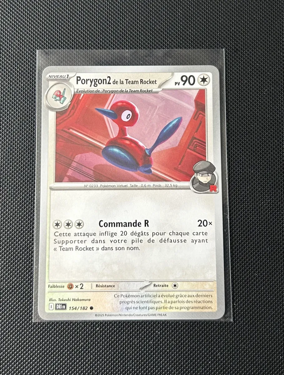 Carte Pokémon - Porygon 2 de la Team Rocket 154/182 - Rivalités Destinés