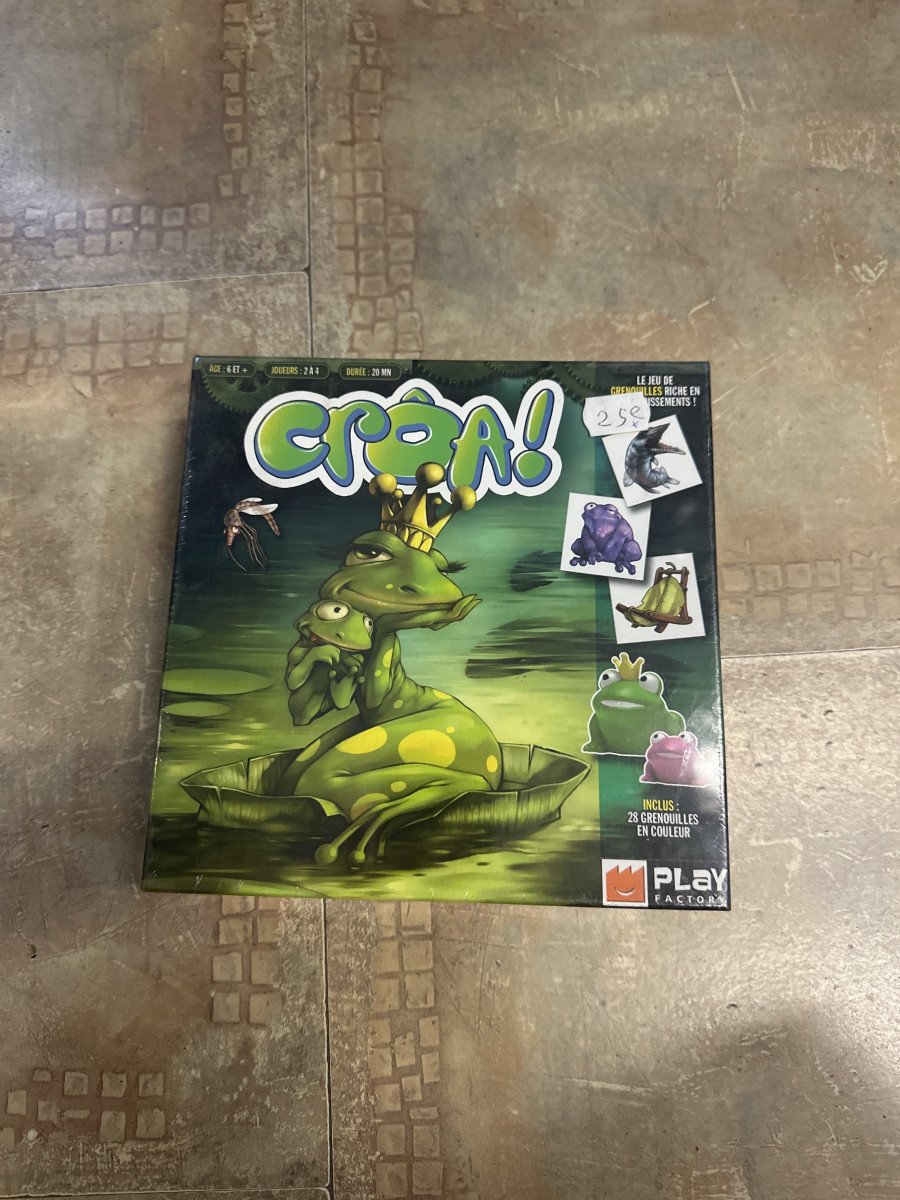 Jeu société croa ! Neuf blister