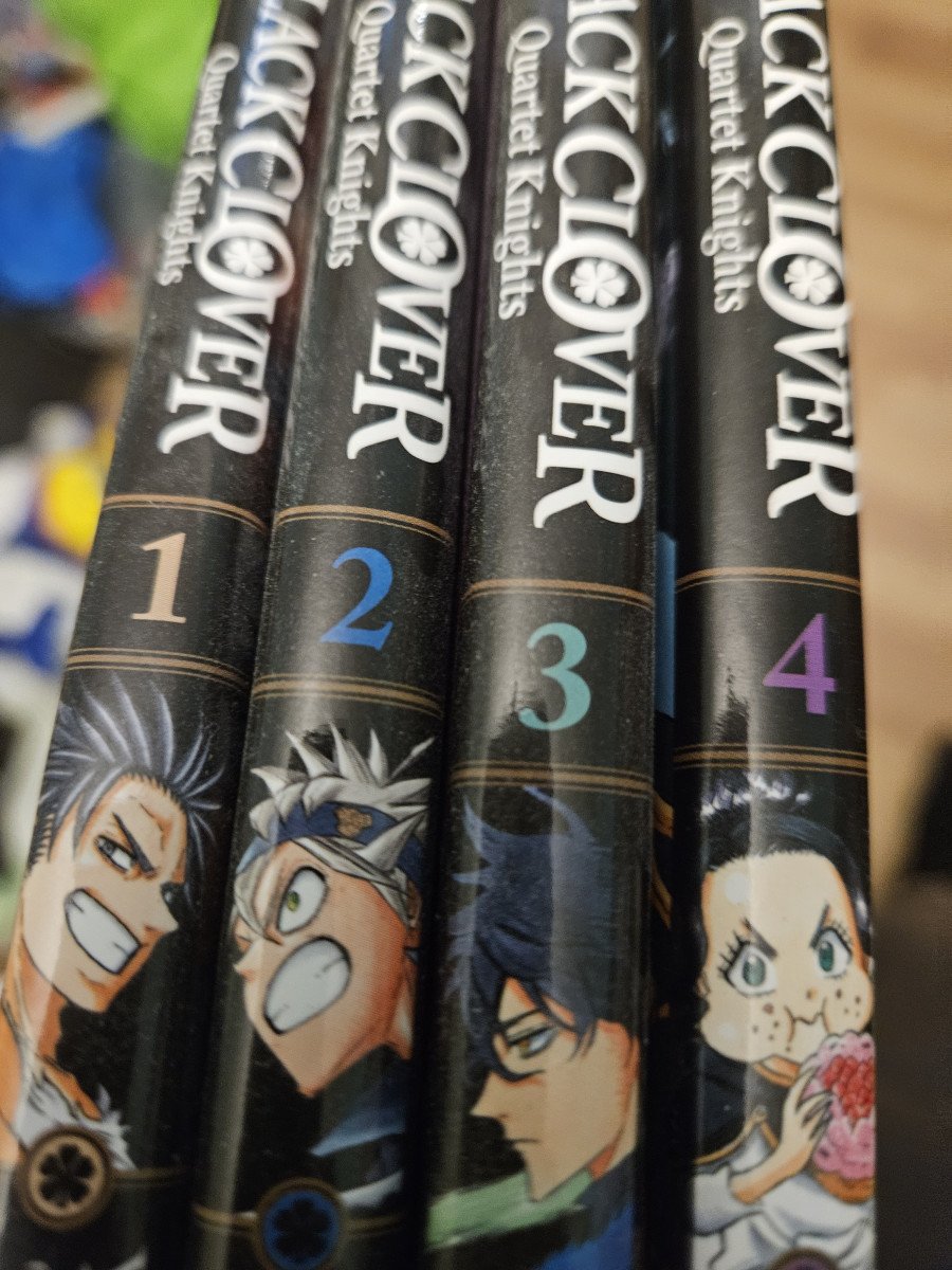 Lot Mangas Black Clover - Quartet Knights (Tomes 1 à 4) VF