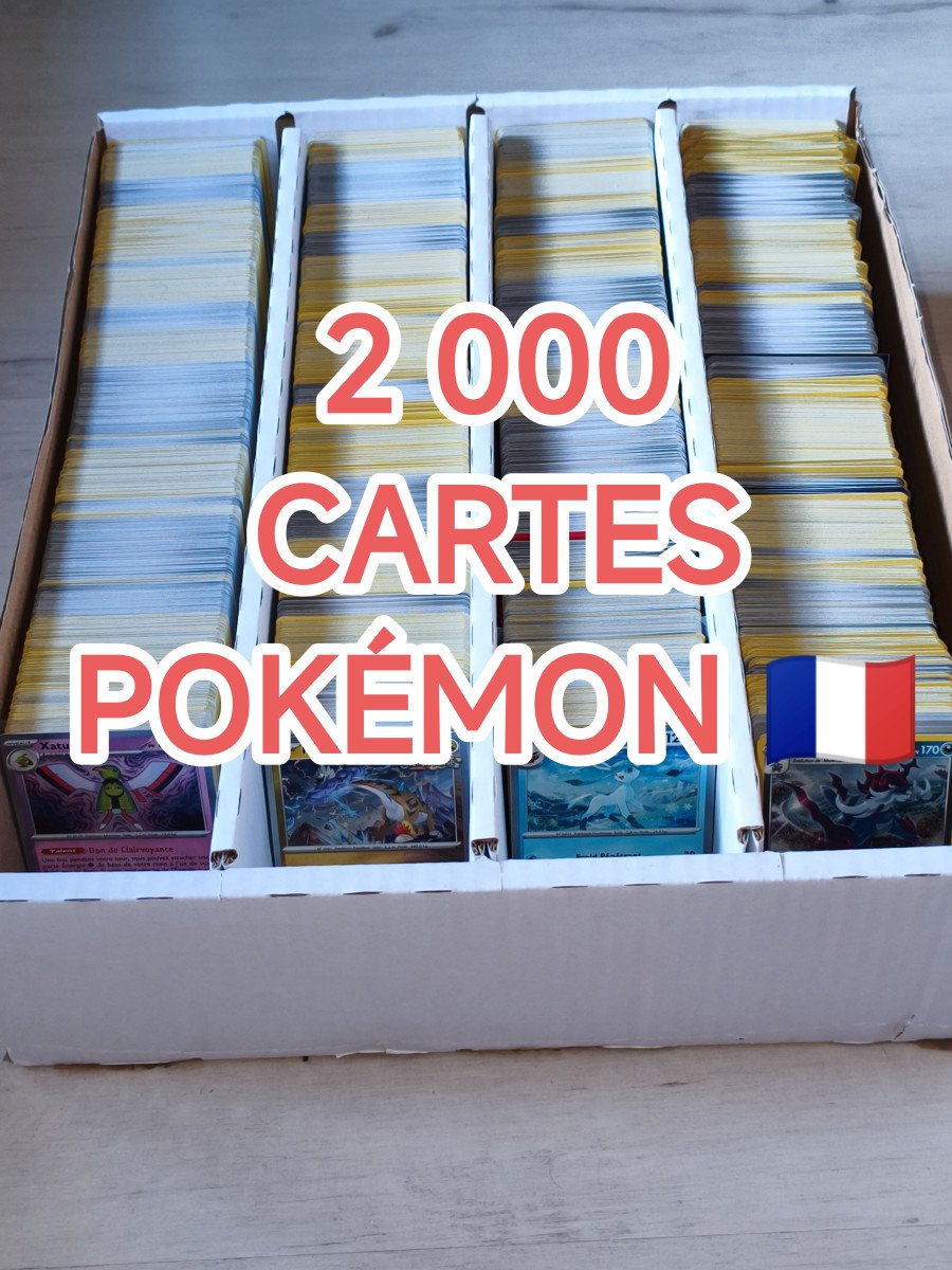 2000 cartes Pokémon