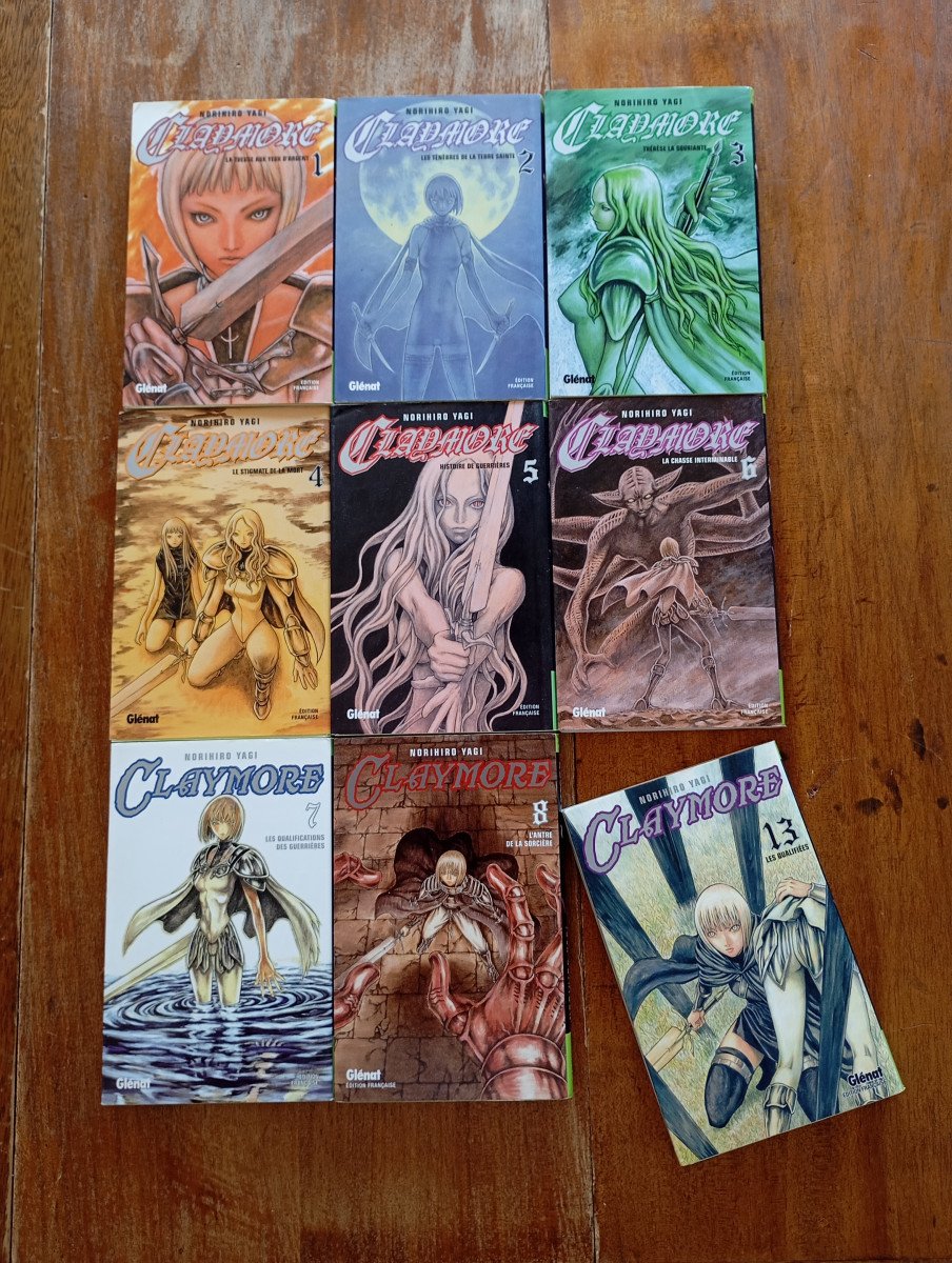 Claymore T 1 à 8 et T 13
