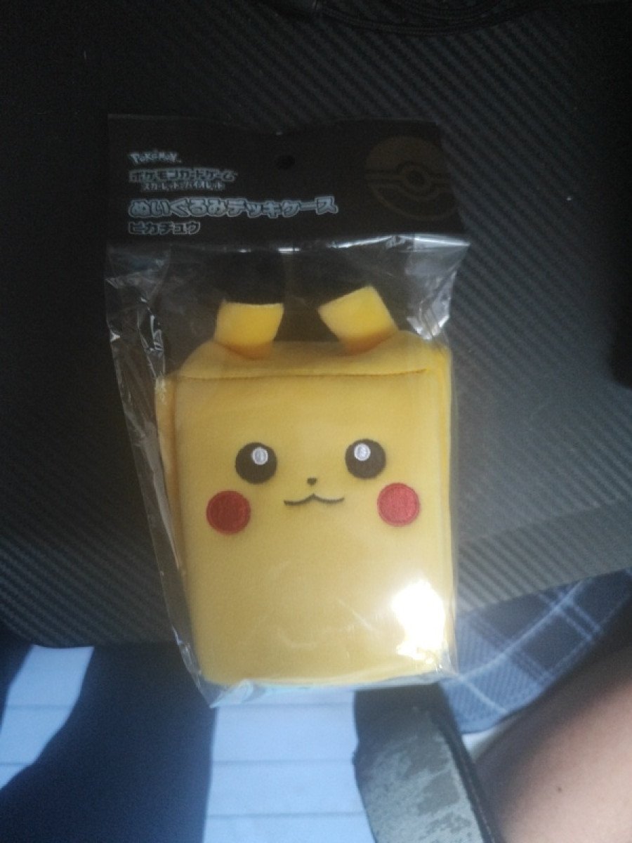 🇯🇵Deck box pikachu peluche officiel pokémon center🇯🇵