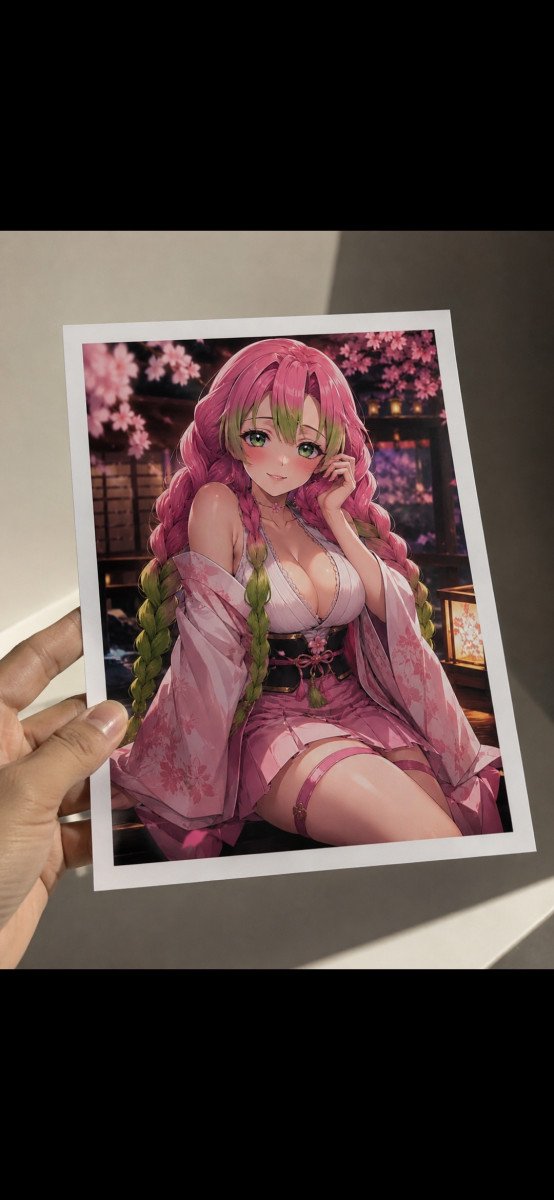Impression A4 de Mitsuri Kanroji ( Demon Slayer )
