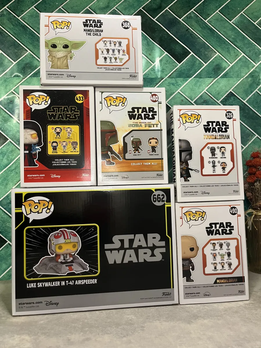 Funko pop : lot de 6 pop - Star Wars ( numero : 326 / 368 / 433 / 480 / 490 / 662 )