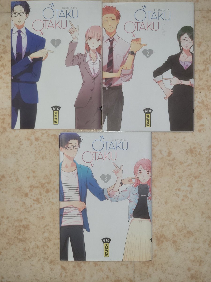 Vends lot de manga "Otaku Otaku" tome 1,2 et 3