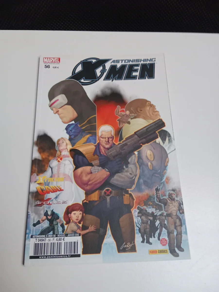 Astonishing X-Men N° 56 L'art De L'analyse ( X-Factor / Cable / X-Force ) janvier 2010 marvel TTBE