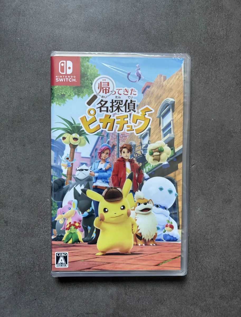 Le Retour de Détective Pikachu Nintendo Switch