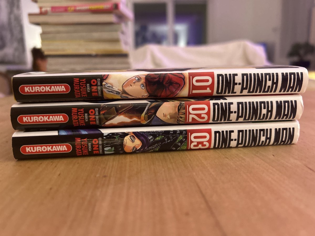 Lot de 3 tomes de One punch man
