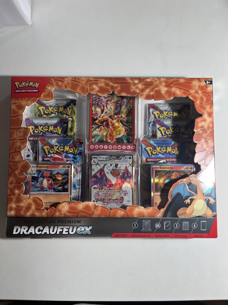 Coffret Dracaufeu ex premium