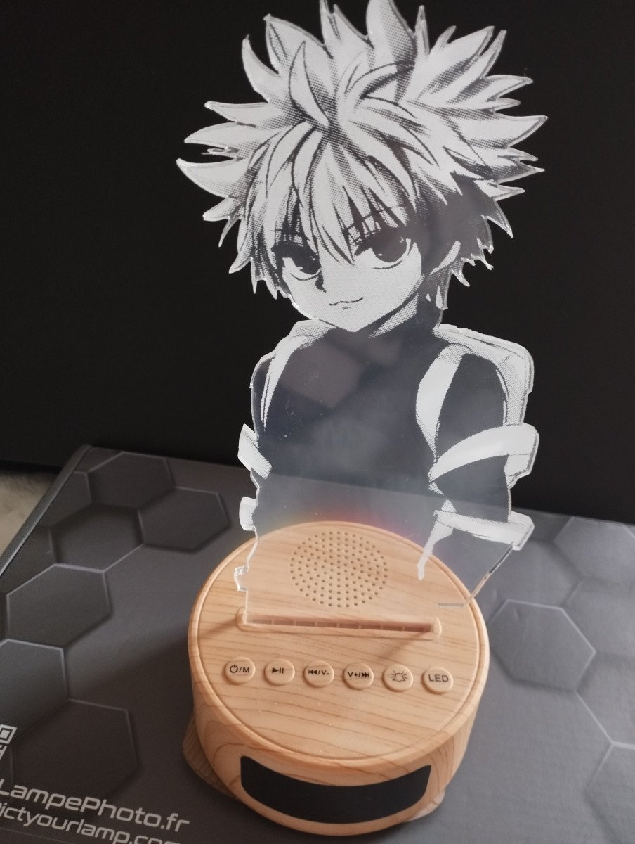 Lampe led + réveil Killua