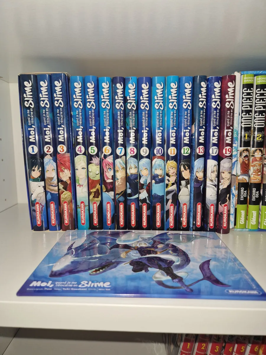 Moi quand je me réincarne en slime tome 1 à 13, 17, 19 collector