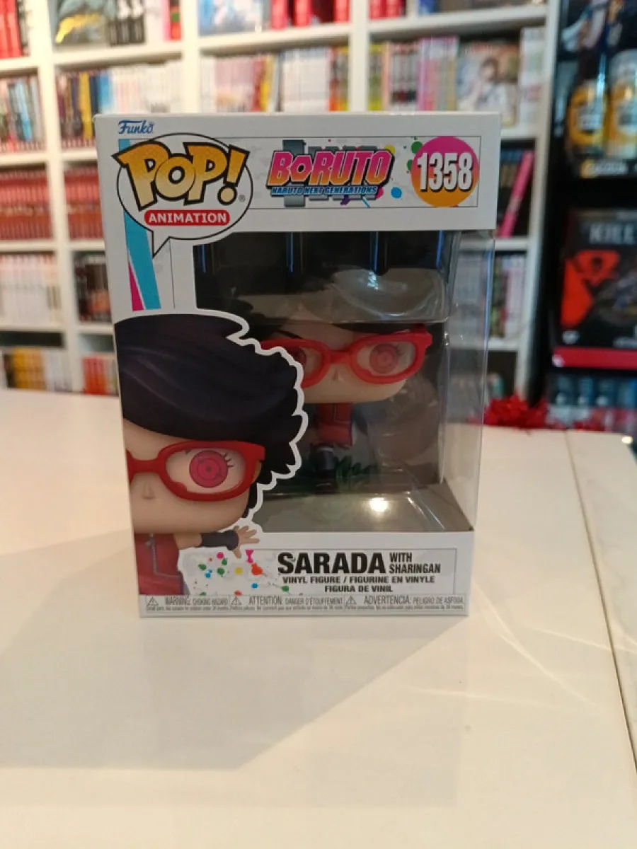 Figurine Pop Sarada avec Sharingan