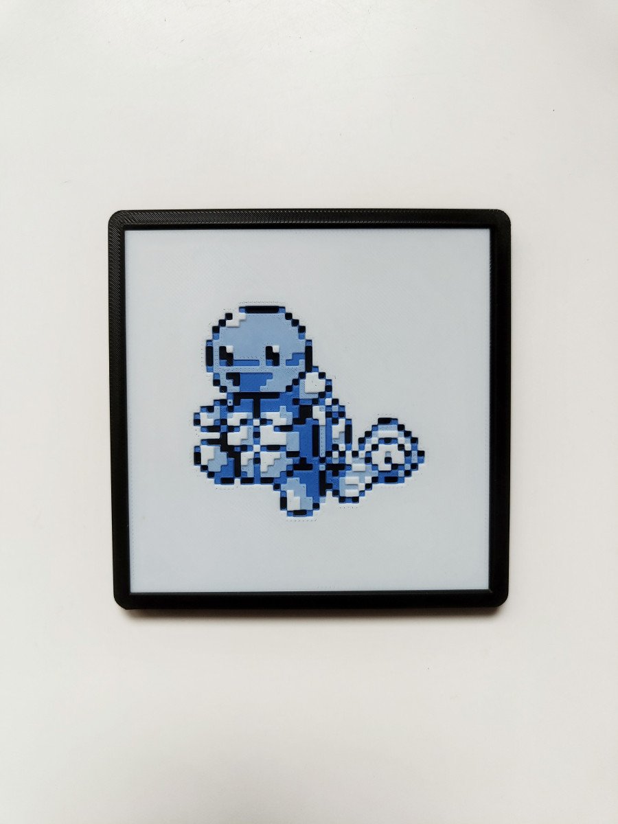 Plaque décorative Sprite Carapuce - jeux GameBoy 1G