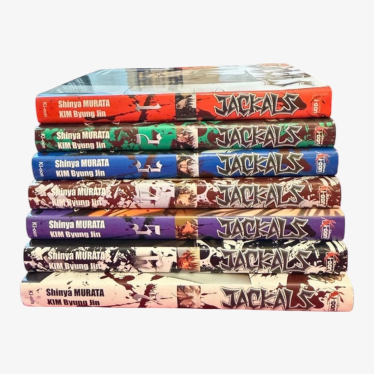 Jackals tomes 1 à 7 complets manga seinen dark fantasy Ki-oon rare
