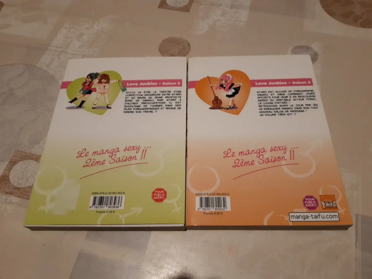 Lot 2 mangas - Love Junkies : saison 2 - tomes 4 et 5 - Taifu