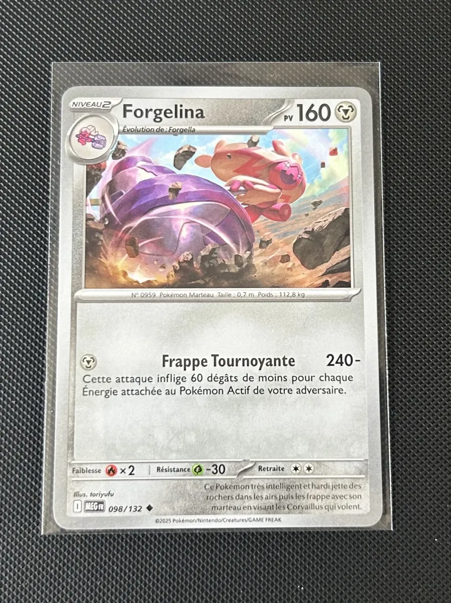 Carte Pokémon - Forgelina 98/132 - Méga Évolution