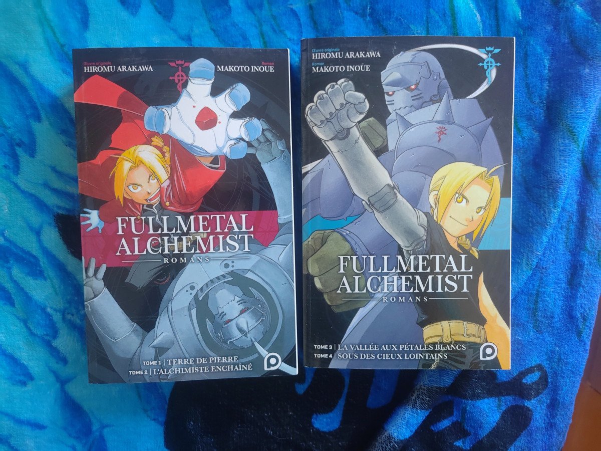 Fullmetal Alchemist roman 1&2