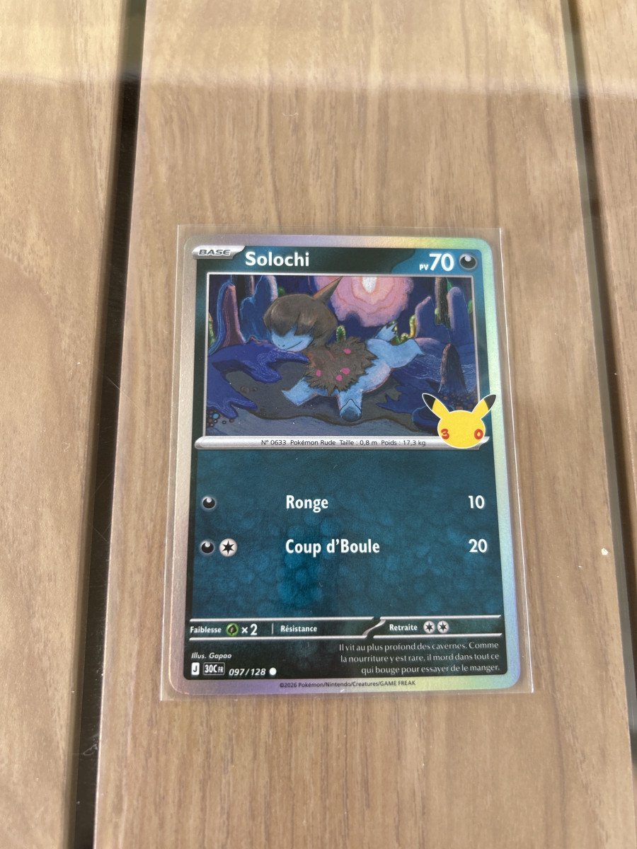 Carte Pokémon - Solochi 097/128 - 30eme anniversaire