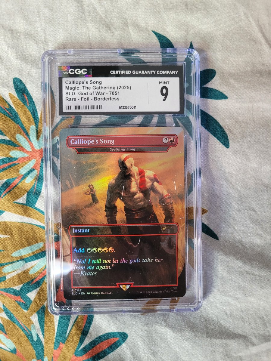 Calliope's Song CGC 9 SLD: God of War: Greek Rare Foil