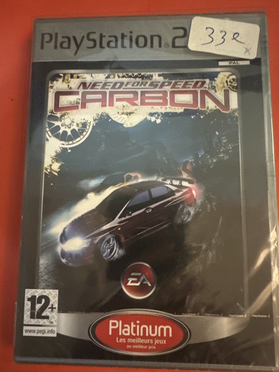 Jeu ps2 need for speed Carbon platinum neuf blister