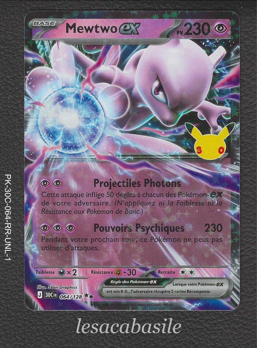 Mewtwo ex 064/128 RR - ME5.5 - 30e Anniversaire (2026)