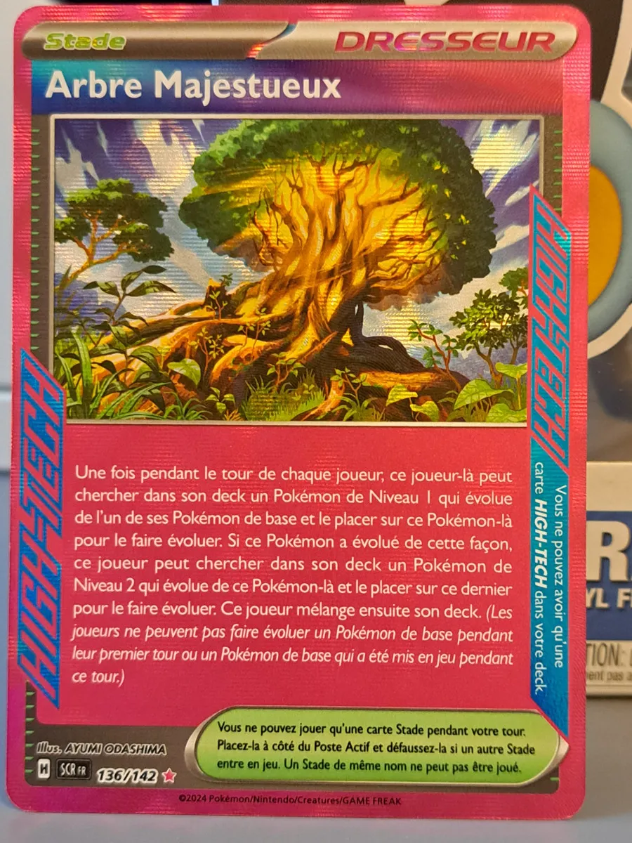 Carte Pokémon Arbre Majestueux 136/142