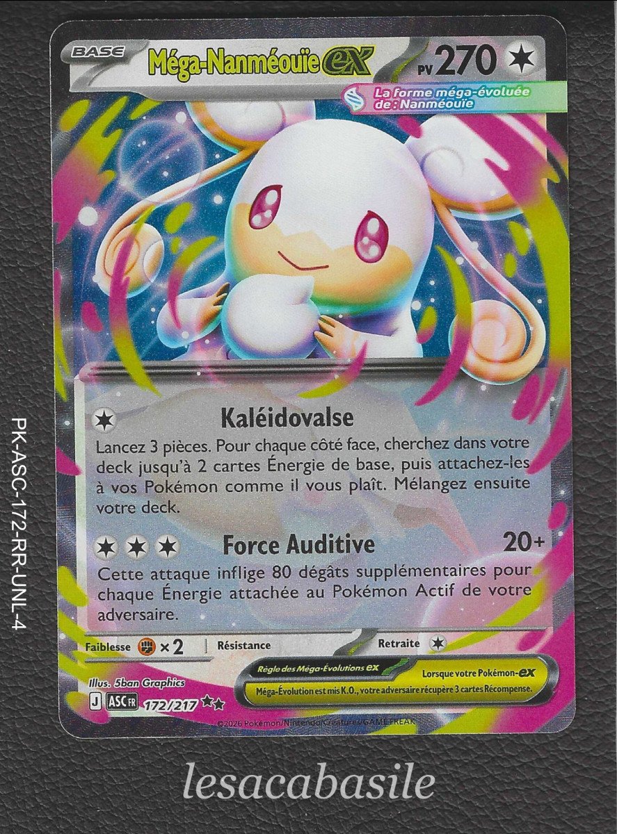 Méga Nanméouïe ex 172/217 RR - ME2.5 - Héros Transcendants (2026)