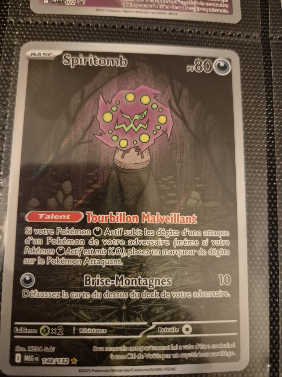 Carte pokémon ar spiritromb