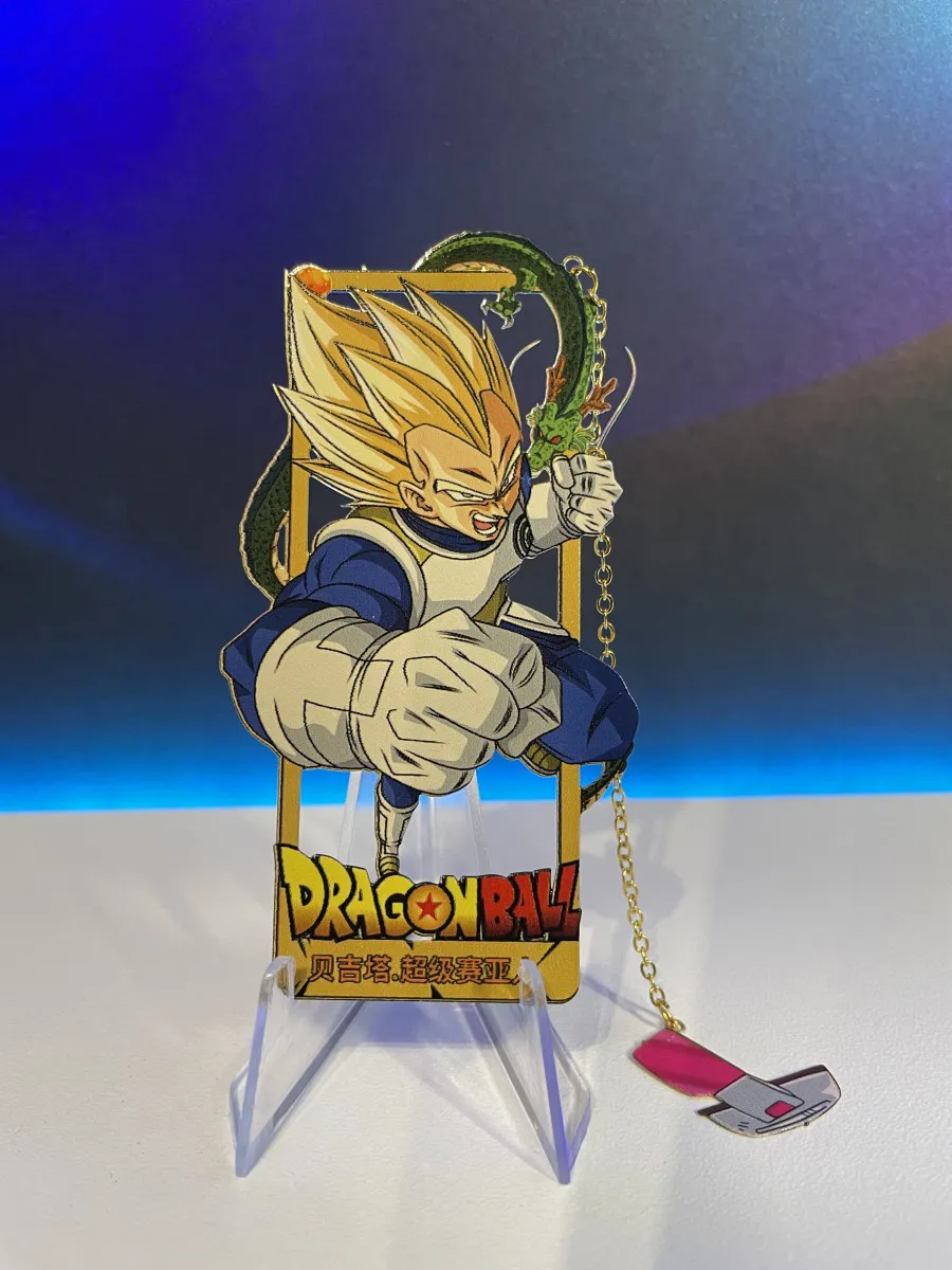 Marque page metal vegeta dragon ball z