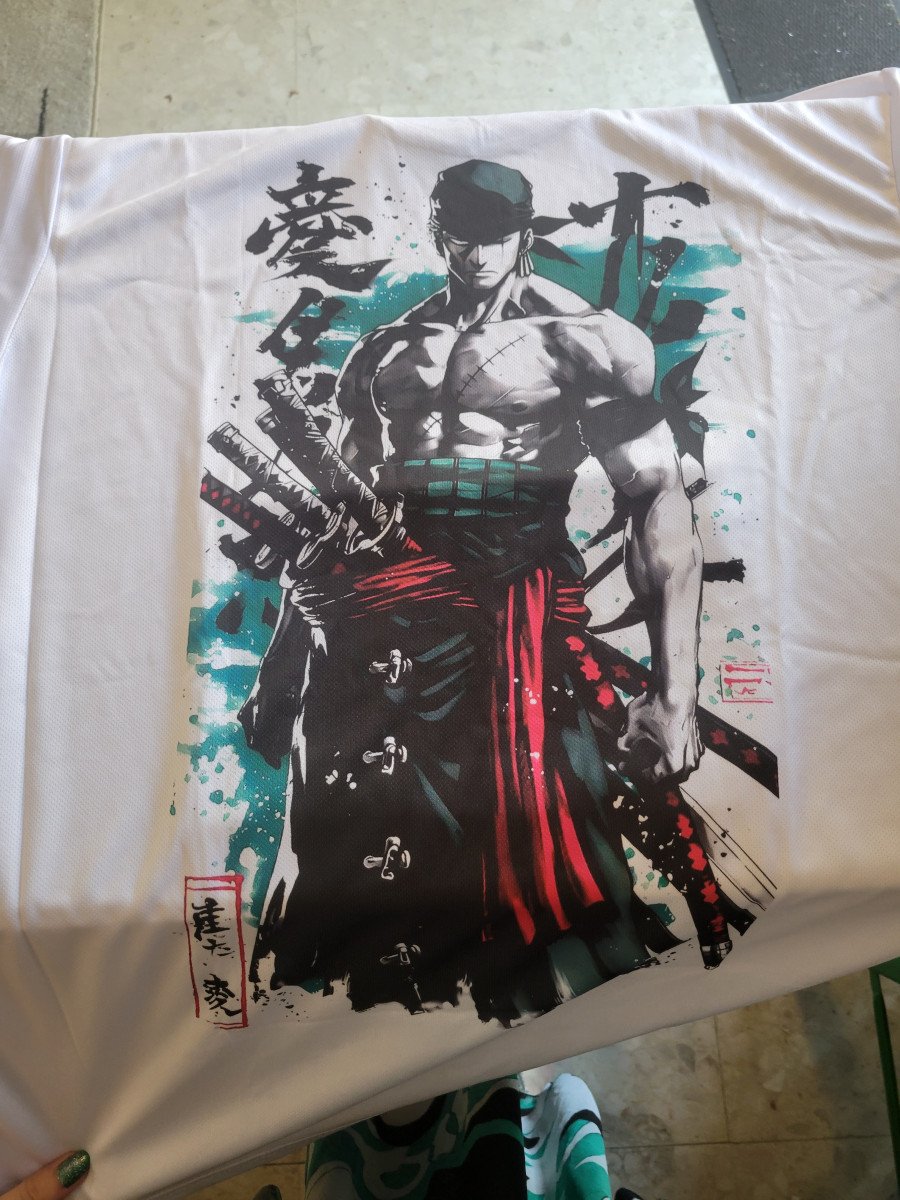 t-shirt zoro one piece neuf