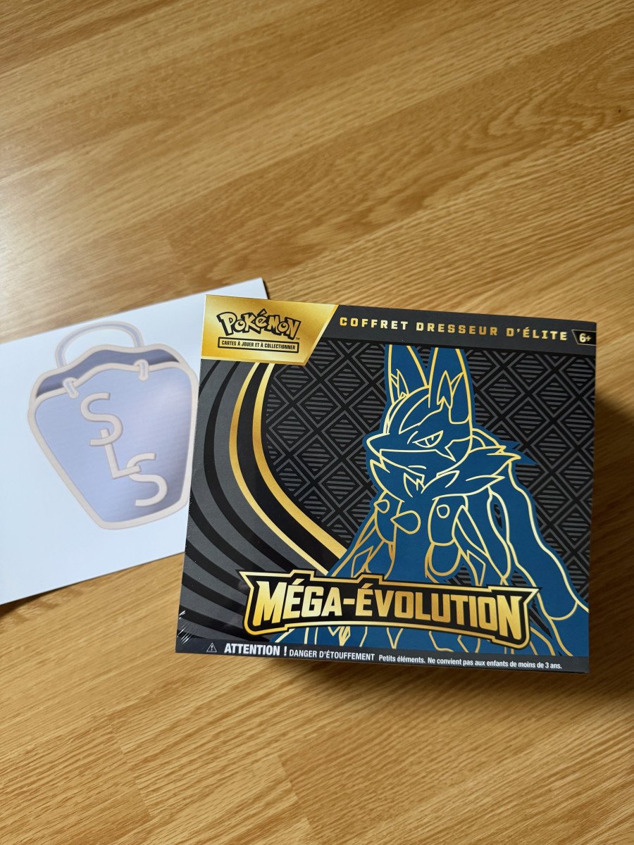 ETB Pokémon, Méga-évolution Lucario, ME01 en français