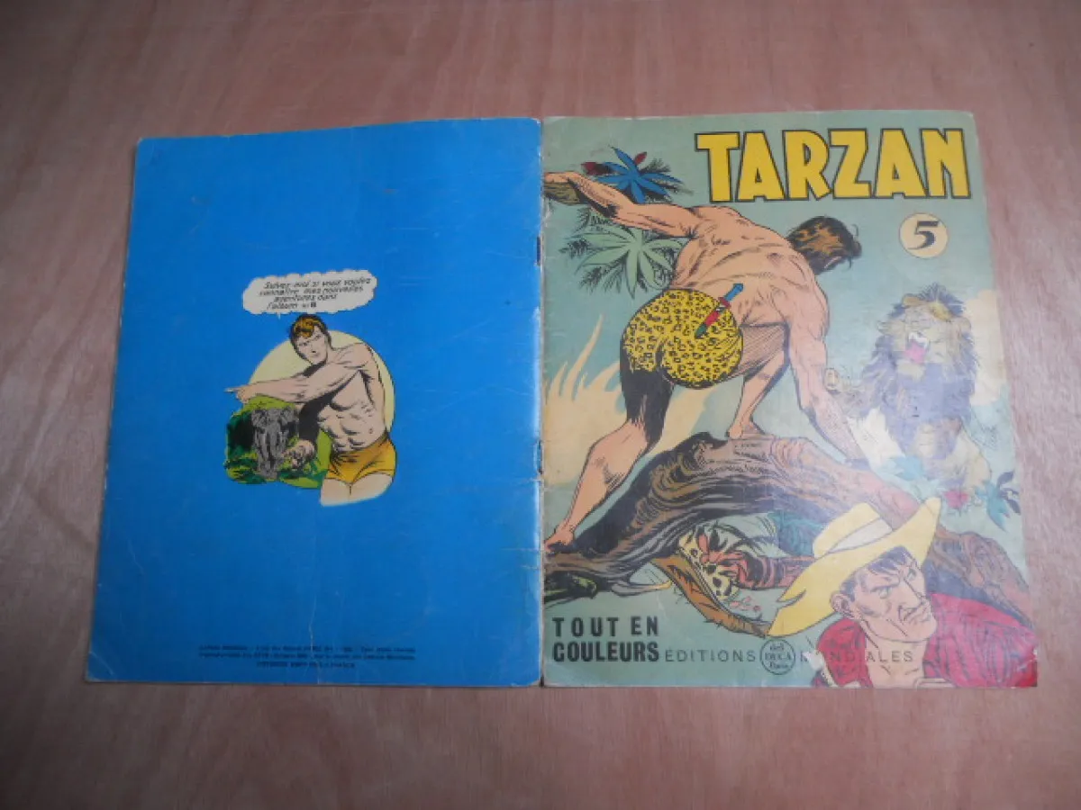 Tarzan N°5 Tout En Couleurs Ed.R.Burroughs Del Duca/Éditions Mondiales - 1963