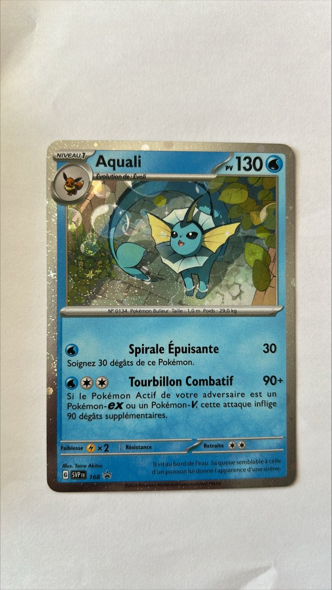 Aquali 168 Promo evolutions prismatiques