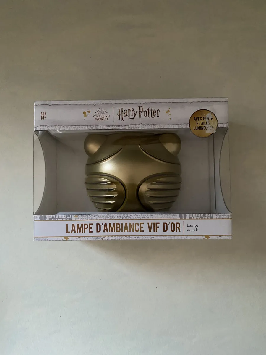 Lampe d’ambiance vif d’or Harry potter