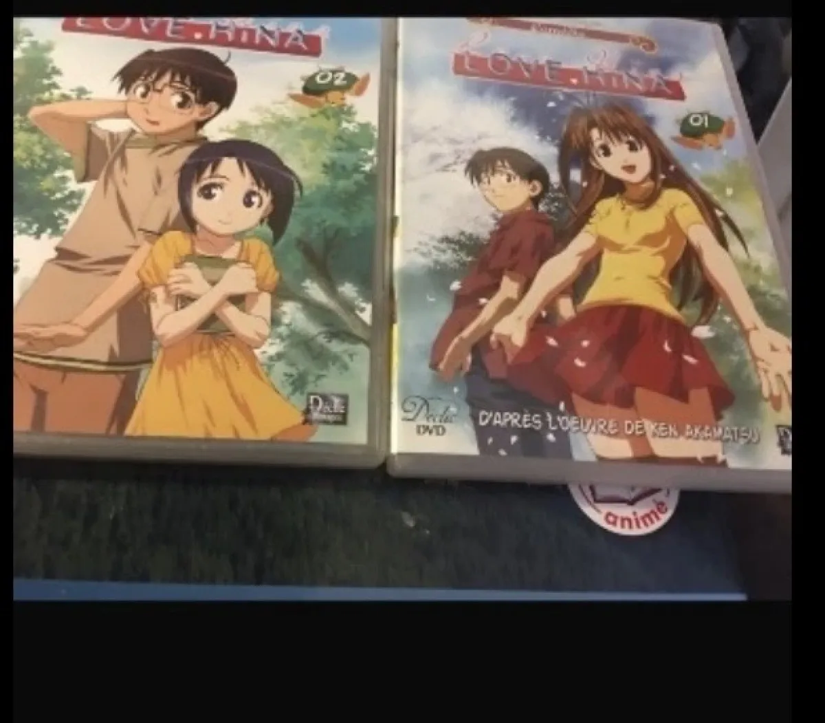 Lot de 2 DVD Manga neuf